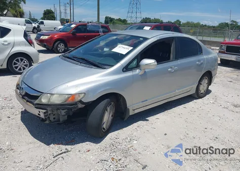 2009 Honda Civic Hybrid z USA, uszkodzony, nr VIN JHMFA36239S014931